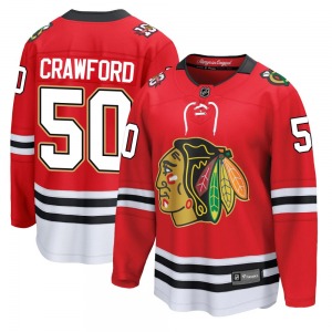 Corey Crawford Chicago Blackhawks Fanatics Breakaway Centennial Jersey (Red)