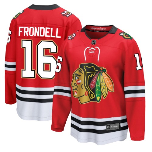 Anton Frondell Chicago Blackhawks Fanatics Breakaway Centennial Jersey (Red)