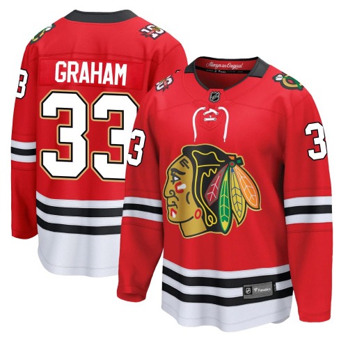 Dirk Graham Chicago Blackhawks Fanatics Breakaway Centennial Jersey (Red)