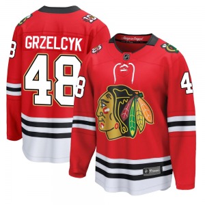 Matt Grzelcyk Chicago Blackhawks Fanatics Breakaway Centennial Jersey (Red)