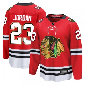 Michael Jordan Chicago Blackhawks Fanatics Breakaway Centennial Jersey (Red)