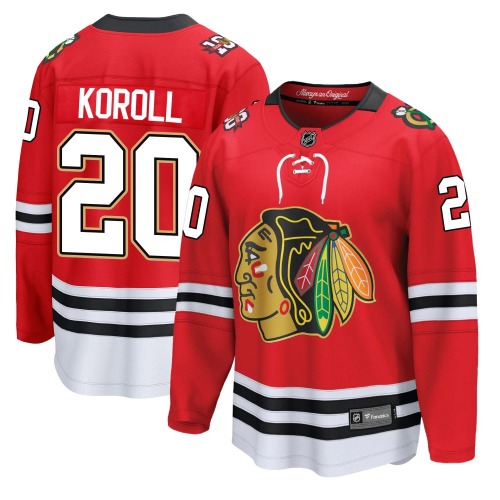 Cliff Koroll Chicago Blackhawks Fanatics Breakaway Centennial Jersey (Red)