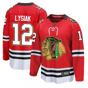 Tom Lysiak Chicago Blackhawks Fanatics Breakaway Centennial Jersey (Red)