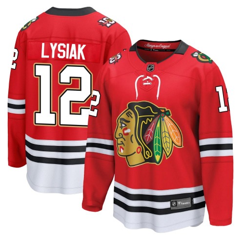 Tom Lysiak Chicago Blackhawks Fanatics Breakaway Centennial Jersey (Red)