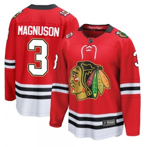 Keith Magnuson Chicago Blackhawks Fanatics Breakaway Centennial Jersey (Red)