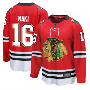 Chico Maki Chicago Blackhawks Fanatics Breakaway Centennial Jersey (Red)