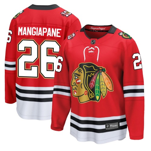 Andrew Mangiapane Chicago Blackhawks Fanatics Breakaway Centennial Jersey (Red)