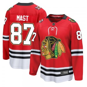 Ryan Mast Chicago Blackhawks Fanatics Breakaway Centennial Jersey (Red)