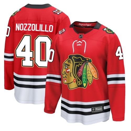 Dave Nozzolillo Chicago Blackhawks Fanatics Breakaway Centennial Jersey (Red)