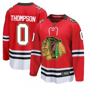 Aidan Thompson Chicago Blackhawks Fanatics Breakaway Centennial Jersey (Red)