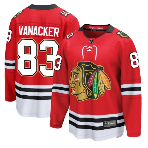 Marek Vanacker Chicago Blackhawks Fanatics Breakaway Centennial Jersey (Red)