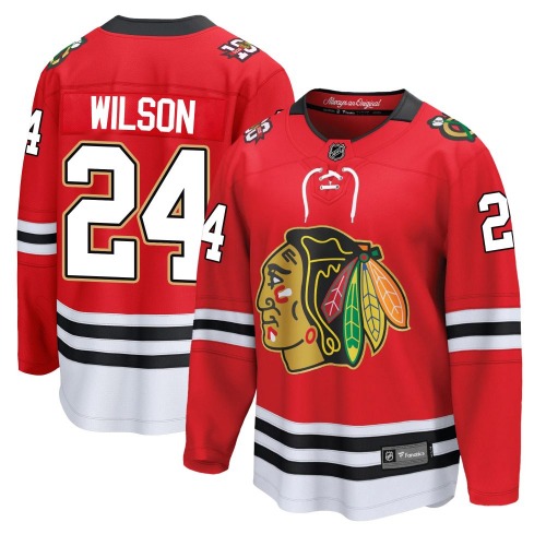 Doug Wilson Chicago Blackhawks Fanatics Breakaway Centennial Jersey (Red)