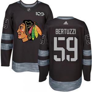 Tyler Bertuzzi Chicago Blackhawks Authentic 1917-2017 100th Anniversary Jersey (Black)
