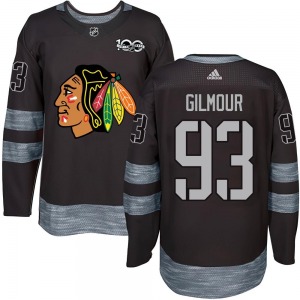 Doug Gilmour Chicago Blackhawks Authentic 1917-2017 100th Anniversary Jersey (Black)