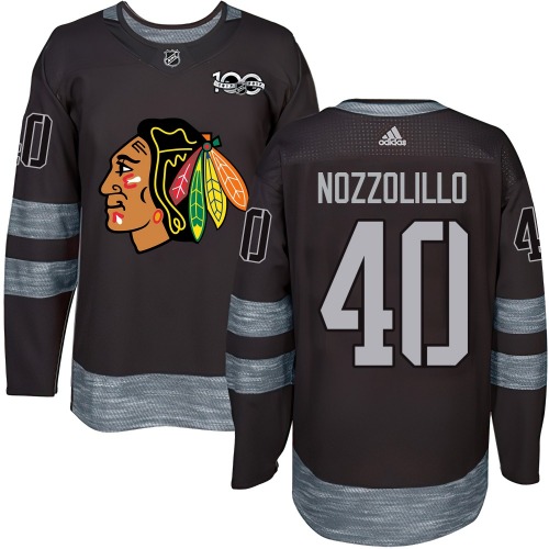 Dave Nozzolillo Chicago Blackhawks Authentic 1917-2017 100th Anniversary Jersey (Black)