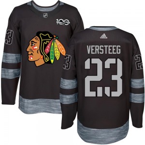 Kris Versteeg Chicago Blackhawks Youth Authentic 1917-2017 100th Anniversary Jersey (Black)