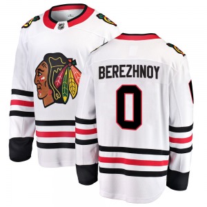 Stanislav Berezhnoy Chicago Blackhawks Fanatics Branded Youth Breakaway Away Jersey (White)
