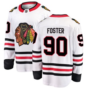 Scott Foster Chicago Blackhawks Fanatics Branded Youth Breakaway Away Jersey (White)