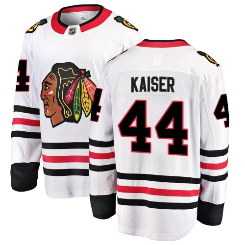 Wyatt Kaiser Chicago Blackhawks Fanatics Branded Youth Breakaway Away Jersey (White)