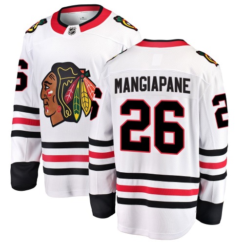 Andrew Mangiapane Chicago Blackhawks Fanatics Branded Youth Breakaway Away Jersey (White)