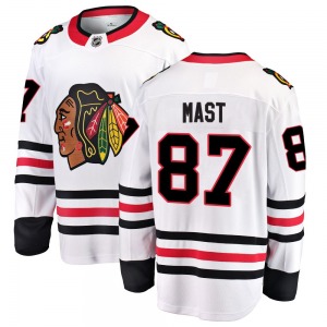 Ryan Mast Chicago Blackhawks Fanatics Branded Youth Breakaway Away Jersey (White)