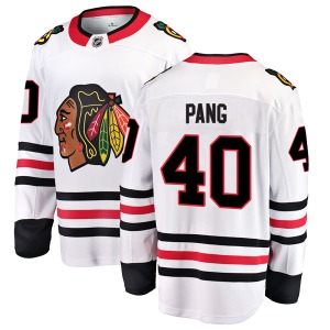 Darren Pang Chicago Blackhawks Fanatics Branded Youth Breakaway Away Jersey (White)