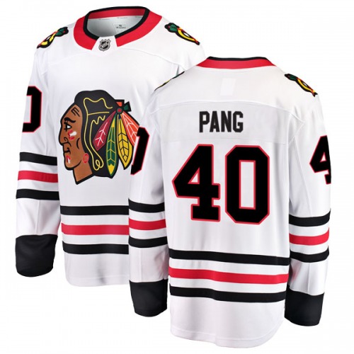 Darren Pang Chicago Blackhawks Fanatics Branded Youth Breakaway Away Jersey (White)