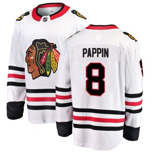 Jim Pappin Chicago Blackhawks Fanatics Branded Youth Breakaway Away Jersey (White)