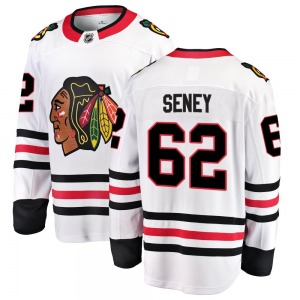 Brett Seney Chicago Blackhawks Fanatics Branded Youth Breakaway Away Jersey (White)