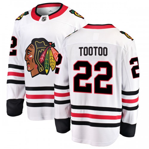 Jordin Tootoo Chicago Blackhawks Fanatics Branded Youth Breakaway Away Jersey (White)