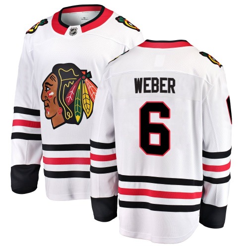 Shea Weber Chicago Blackhawks Fanatics Branded Youth Breakaway Away Jersey (White)