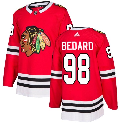 Connor Bedard Chicago Blackhawks Adidas Youth Authentic Home Jersey (Red)