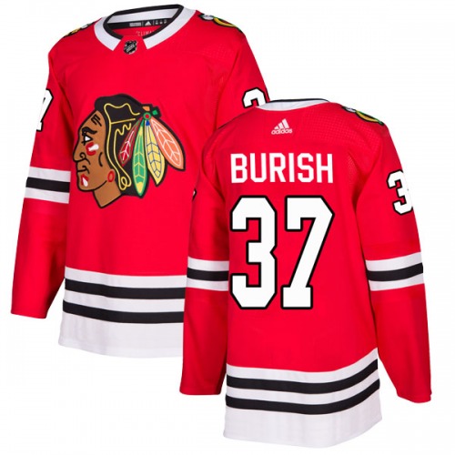 Adam Burish Chicago Blackhawks Adidas Youth Authentic Home Jersey (Red)