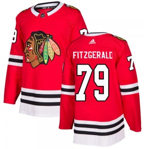 Cavan Fitzgerald Chicago Blackhawks Adidas Youth Authentic Home Jersey (Red)