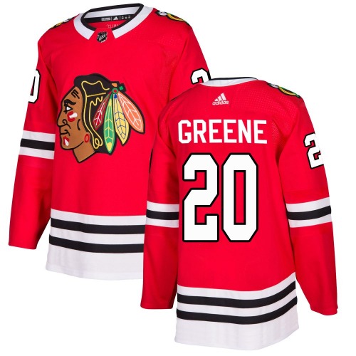 Ryan Greene Chicago Blackhawks Adidas Youth Authentic Red Home Jersey (Green)