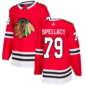 Anthony Spellacy Chicago Blackhawks Adidas Youth Authentic Home Jersey (Red)