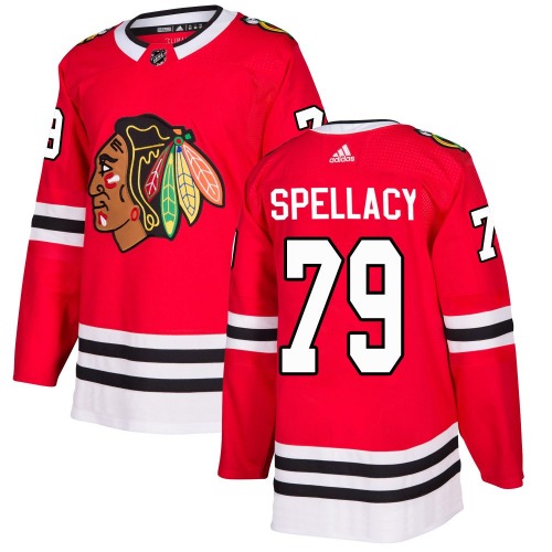 Anthony Spellacy Chicago Blackhawks Adidas Youth Authentic Home Jersey (Red)