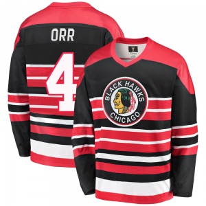 Bobby Orr Chicago Blackhawks Fanatics Branded Youth Premier Breakaway Heritage Jersey (Red/Black)