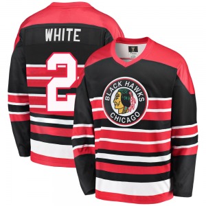 Bill White Chicago Blackhawks Fanatics Branded Youth Premier Breakaway Heritage Jersey (Red/Black)