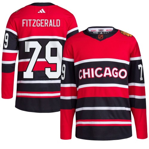 Cavan Fitzgerald Chicago Blackhawks Adidas Authentic Reverse Retro 2.0 Jersey (Red)
