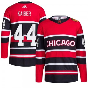 Wyatt Kaiser Chicago Blackhawks Adidas Authentic Reverse Retro 2.0 Jersey (Red)